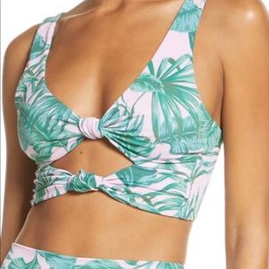Beach Riot Bowie Sports Bra in Palm Pink